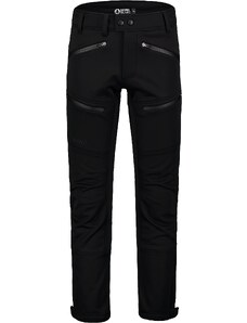 Nordblanc Čierne pánske zateplené softshellové nohavice ALIVE