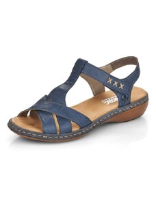 Dámske sandále RIEKER 65919-12 modrá S4