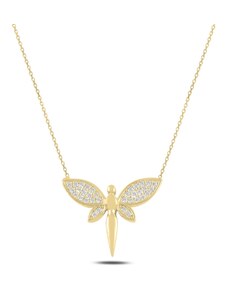OLIVIE Strieborný náhrdelník FAIRY GOLD 5564