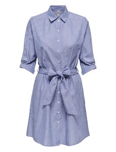 JDY Košeľové šaty 'Hall' modrá / biela