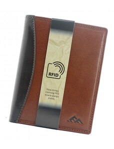 El Forrest Pánska kožená peňaženka El Forrest 2546-21 RFID hnedá