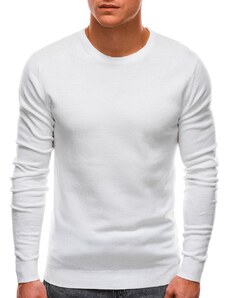 Inny Biely jednoduchý sveter E199