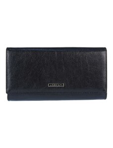 Luxusná dámska kožená RFID peňaženka v krabičke Lorenti 76120-16 čierna