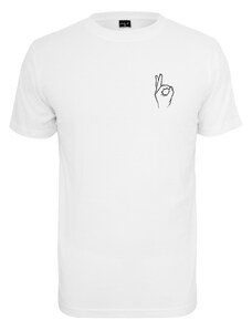 MT Men White Easy Sign T-Shirt