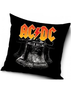 Carbotex Obliečka na vankúš AC/DC - motív Hells Bells - 40 x 40 cm