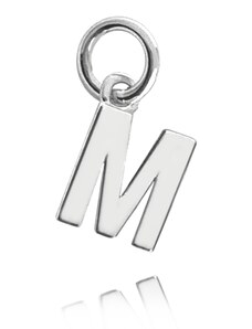 MINET Strieborný prívesok malé písmeno "M"