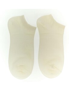 AURA.VIA Dámske biele ponožky CLASIC