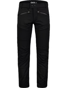 Nordblanc Čierne pánske zateplené softshellové nohavice ELECTRIC