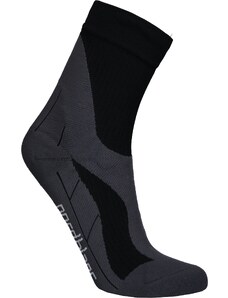 Nordblanc Čierne kompresné športové ponožky THWACK