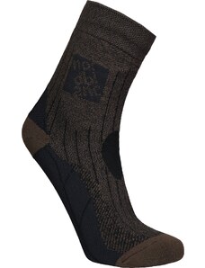 Nordblanc Hnedé kompresné športové ponožky STARCH