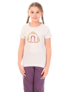 Nordblanc Šedé detské bavlnené tričko FATE