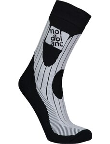 Nordblanc Čierne kompresné športové ponožky DERIVE