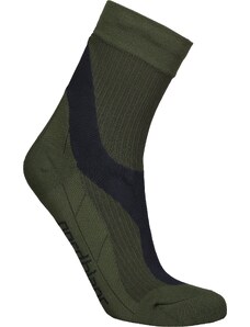 Nordblanc Khaki kompresné športové ponožky THWACK