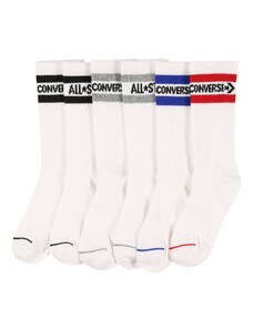 CONVERSE Ponožky zmiešané farby / biela