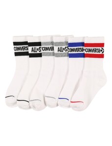 CONVERSE Ponožky 'WORDMARK' modrá / sivá / čierna / biela