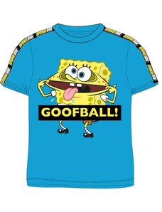 E plus M Chlapčenské tričko s krátkym rukávom Spongebob - modré