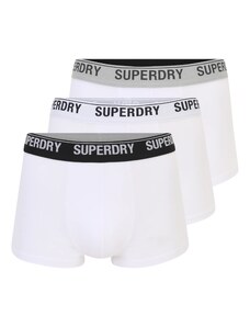 Superdry Boxerky sivá / čierna / biela