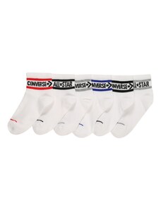 CONVERSE Ponožky modrá / sivá / červená / čierna / biela