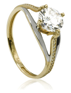 GOLDIE Zlatý prsteň Whitney LRG635.GS