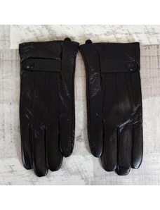 JOHN-C Kožené čierne rukavice