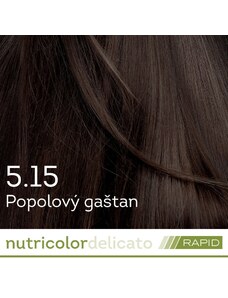 BIOKAP Nutricolor Delicato RAPID Farba na vlasy Popolavý gaštan 5.15 - BIOKAP