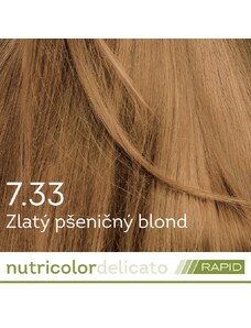 BIOKAP Nutricolor Delicato RAPID Farba na vlasy Zlatý pšeničný blond 7.33 - BIOKAP