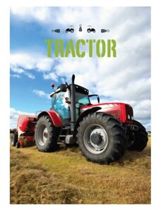 BrandMac Fleecová deka Červený traktor - 100 x 140 cm