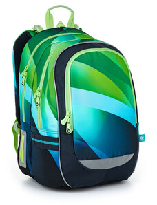 Modrozelená školská taška Topgal CODA 22018