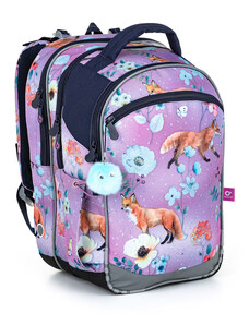 Školská taška s líškami Topgal COCO 22006