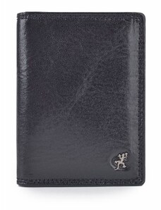 Pánska kožená peňaženka Cosset čierna 4424 Komodo C
