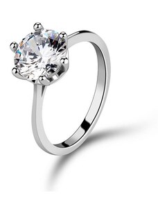 Emporial strieborný rhodiovaný prsteň Princeznin klenot MA-MR1006-SILVER