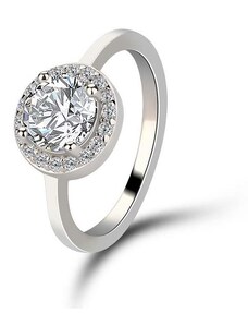 Emporial strieborný rhodiovaný prsteň Klasická elegancia MA-SOR564-SILVER