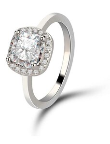 Emporial strieborný rhodiovaný prsteň Kráľovská elegancia MA-SOR1539-SILVER