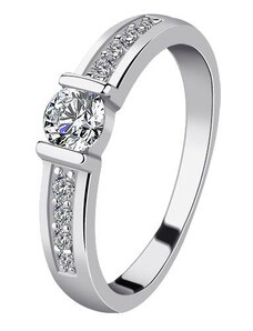Emporial strieborný rhodiovaný prsteň Čistá elegancia MA-MR1000-SILVER