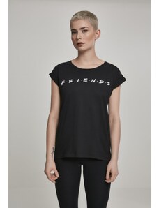 Dámske tričko krátky rukáv // Merchcode Friends Logo Ladies Tee black