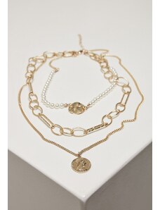 Urban Classics / Ocean Layering Necklace gold
