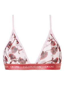 CALVIN KLEIN - CK ONE fashion glitter pale orchid triangle podprsenka - special limited edition