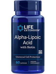 Life Extension Alpha-Lipoic Acid with Biotin 60 ks, kapsule