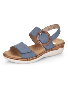 RIEKER Dámske sandále REMONTE R6853-14 modrá S4