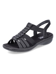 Dámske sandále RIEKER 60809-00 čierna S4