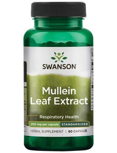 Swanson Mullien Leaf Extract 60 ks, kapsule, 250 mg
