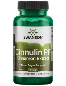 Swanson Cinnulin PF Cinnamon Extract 120 ks, kapsule, 150 mg