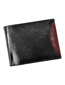 Pánska kožená peňaženka Pierre Cardin čierno-bordová 29-8806 RFID