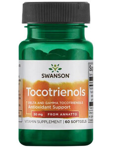 Swanson Tocotrienols 60 ks, gélové tablety, 50 mg