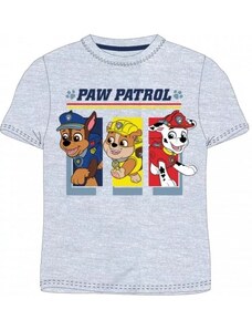 SpinMaster Chlapčenské tričko s krátkym rukávom Tlapková patrola / Paw Patrol - šedé