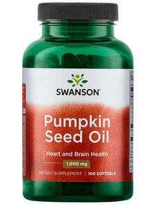 Swanson Pumpkin Seed Oil 100 ks, gélové tablety, 1000 mg
