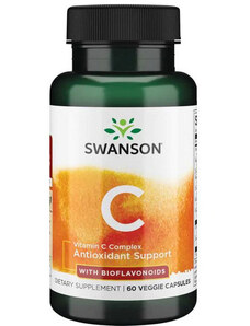 Swanson Vitamin C Complex with Bioflavonoids 60 ks, vegetariánska kapsula