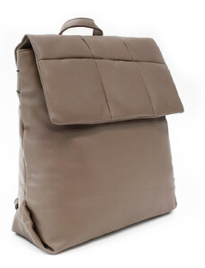Svetlo hnedý elegantný dámsky batoh s prešívaním Rabia