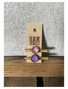 HAIR JEWELZ BY ELLE Magic Lilac mini spony do vlasov