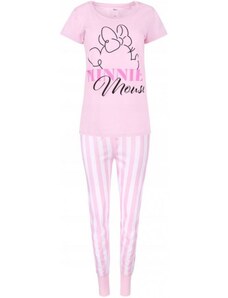 E plus M Dámske bavlnené pyžamo Minnie Mouse - Disney - ružové